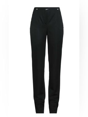 Mugler Black Straight-Leg Tailored Pants